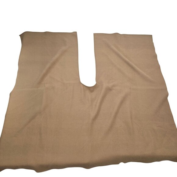 Burberry Charlotte Reversible Solid to Check Wool Poncho Cape One Size - Picture 8 of 11